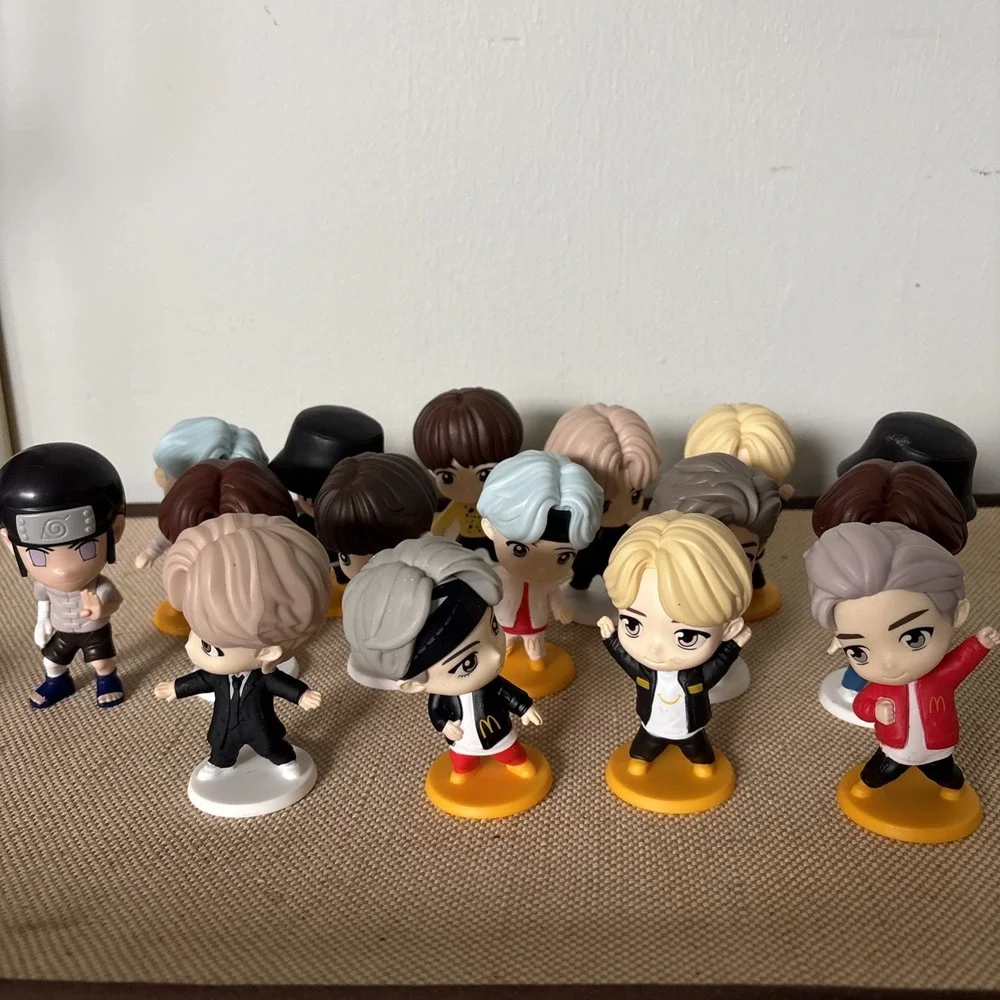 McDonald's Tinytan x BTS 2025 Happy Meal Toys Set Of 15‎ Figures 3.5
